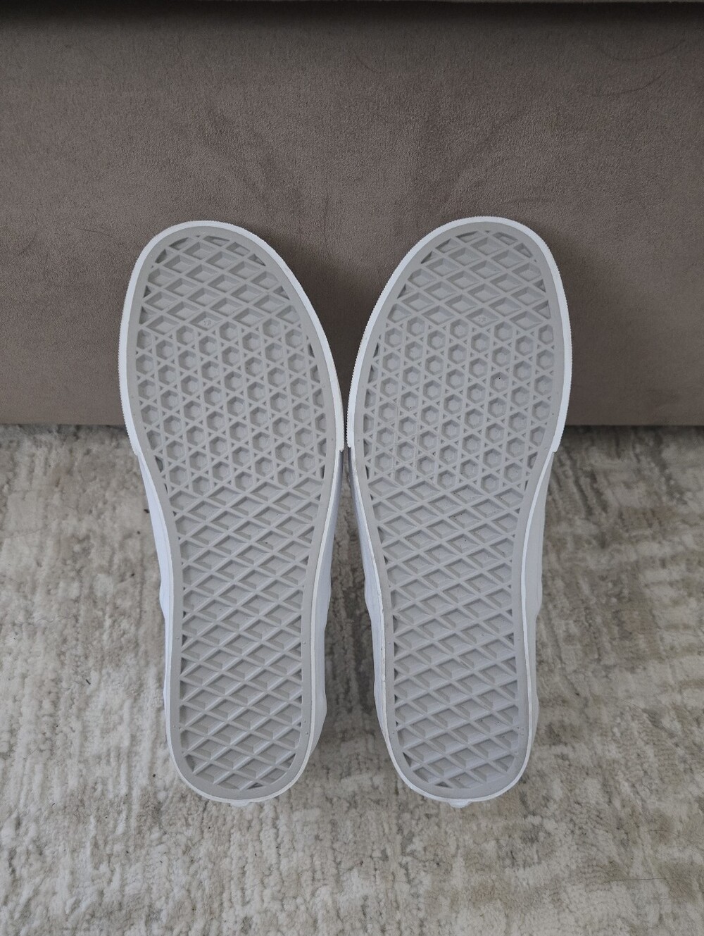 Vans Off the Wall Casual Shoes Womens Sz 7.5 Slip On Sneakers White Skater. - Picture 7 of 10